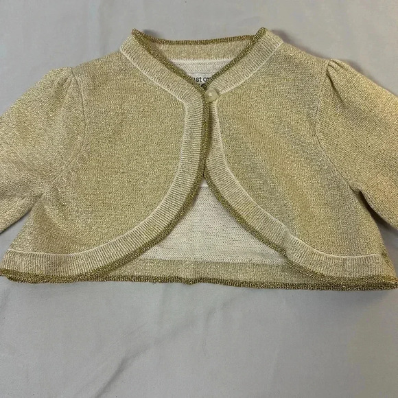 Just One You - Special Occassion - gold thread bolero. Size 6 months - Picture 3 of 4